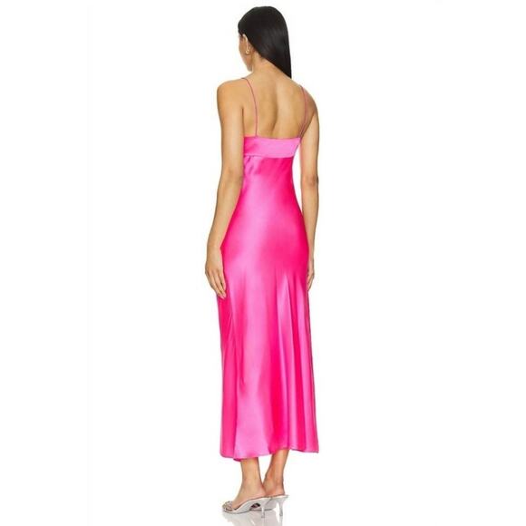 Susana Monaco Square Wire Silk Maxi Dress - Picture 3 of 8